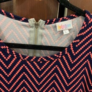 NWOT large lula roe Amelia dress